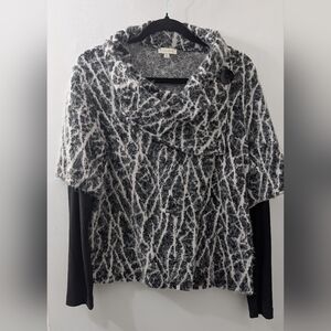 Laura Women's Monochrome Cowl Neck Sweater